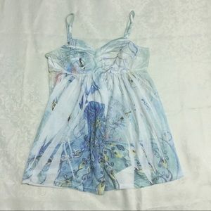 pins and needles loose flowy tank top